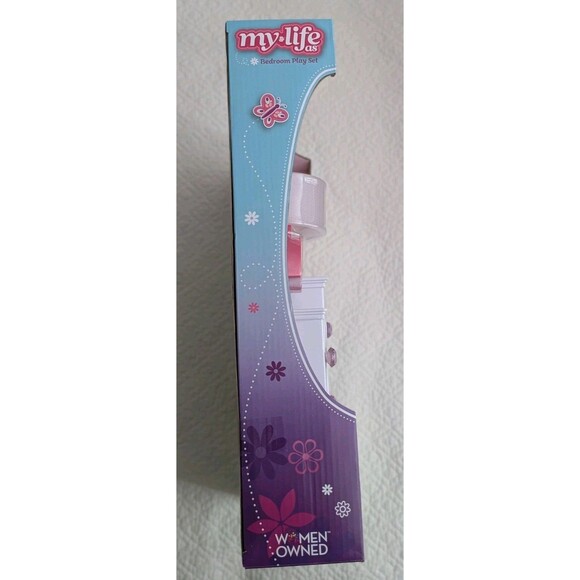 My Life As Bedroom Play Set 18" Dolls 20 Piece Set Drawers Lamp Bank Decorations - Picture 2 of 6
